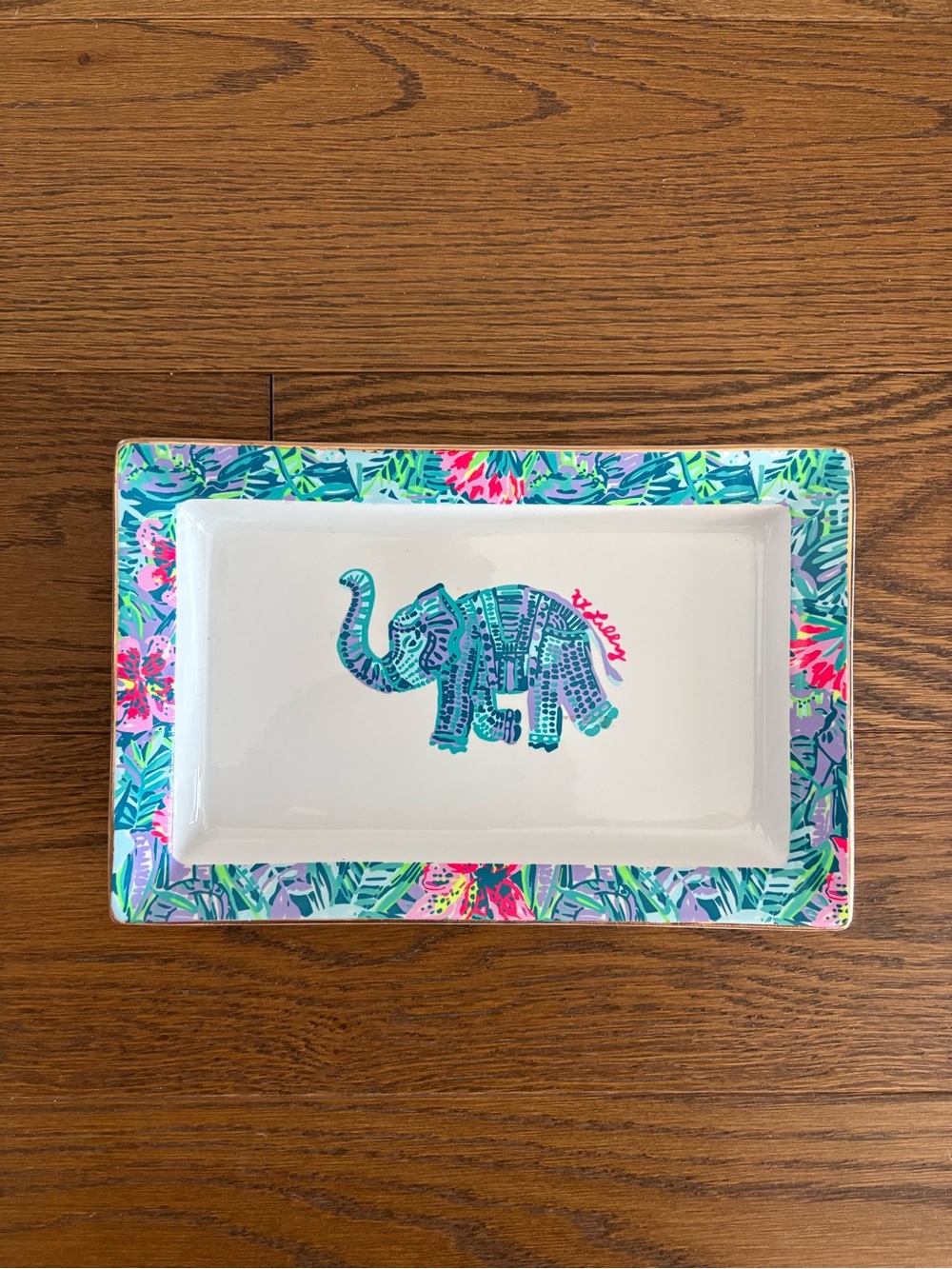 Lilly Pulitzer Tropical Elephant Vanity Tray